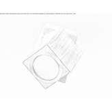 Adjustable square LED spotlight in zinc Uerkheim