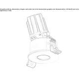 Recessed round aluminum LED spotlight Skalite