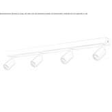 Multi-point, round aluminum reflector Kurnach