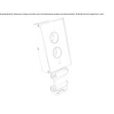 Projektor LED do wnętrz z aluminium Lebach