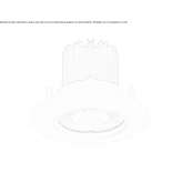 Recessed round aluminum LED spotlight Kurnach