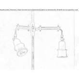 Adjustable wall spotlight Tenjo