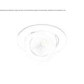 Wpuszczany, regulowany reflektor LED Sangano