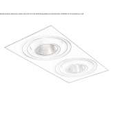 Recessed ceiling spotlight Lochearn