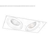 Recessed ceiling spotlight Esgueira