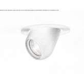 Adjustable, semi-recessed LED spotlight Euan