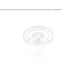 Recessed LED spotlight made of round glass and aluminum Adjud