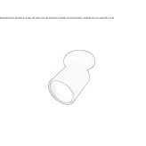 Recessed, adjustable aluminum LED reflector Claut