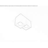 Kwadratowy reflektor aluminiowy LED Dorrigo