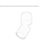 Regulowany okrągły aluminiowy reflektor LED Claut