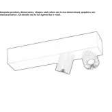 Aluminiowy reflektor sufitowy LED Rosthern