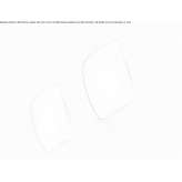 Semi-recessed square methacrylate reflector Calcara