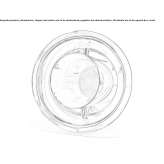 Semi-recessed, adjustable aluminum reflector Anaconda