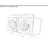 Semi-recessed, multiple aluminum reflector Jesup