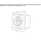 Semi-recessed, adjustable aluminum reflector Jesup