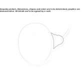 Round, recessed acrylic reflector Teulada