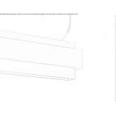 Aluminum linear lighting profile for LED modules Nukerke