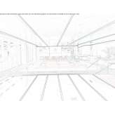 Aluminum linear lighting profile mounted to the ceiling Claret