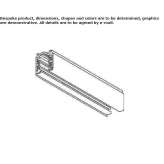 Linear lighting profile in extruded aluminum Ponikla