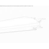 Aluminum linear lighting profile for LED modules Cublac