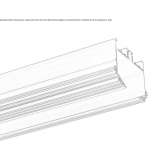 Aluminum linear lighting profile Lozio