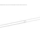 Sufitowy aluminiowy profil oświetleniowy liniowy do modułów LED Bury