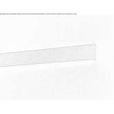 Wall-mounted aluminum linear lighting profile for LED modules Bozieni