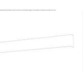 Wall-mounted aluminum linear lighting profile for LED modules Kolbaeck