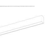 Ceiling aluminum linear lighting profile for LED modules Kolbaeck