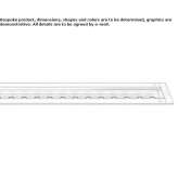 Liniowy profil oświetleniowy ze szkła i aluminium do modułów LED Jenbach
