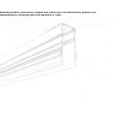 Linear lighting profile in extruded aluminum Rechitsy