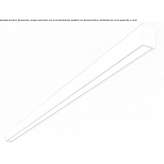 Ceiling mounting Linear lighting profile made of anodized aluminum for LED modules Actopan