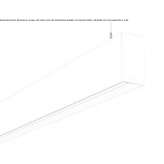 Aluminum linear lighting profile for LED modules Mateesti