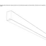 Liniowy profil oświetleniowy montowany na ścianie Cinfaes