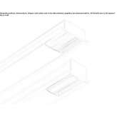 Profil oświetleniowy liniowy z wytłaczanego aluminium do modułów LED Cinfaes