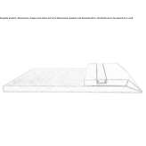 Plaster lighting profile mounted to the ceiling Pinson