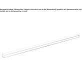 Surface-mounted LED profile with diffused light projection Cabazon
