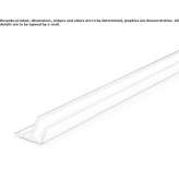 Aluminiowy profil oświetleniowy liniowy do modułów LED Chavdar