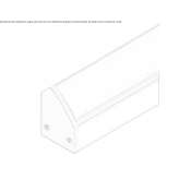 Aluminum linear lighting profile for LED modules Topory