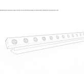Aluminum linear lighting profile for LED modules Rheine