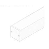 Naścienny, sufitowy aluminiowy profil oświetleniowy liniowy do modułów LED Topory