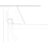 Semi-recessed aluminum linear lighting profile Topory