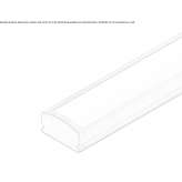 Ceiling aluminum linear lighting profile for LED modules Topory