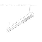 Aluminum linear lighting profile Ticul