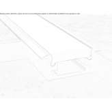 Floor aluminum linear lighting profile for LED modules Bors