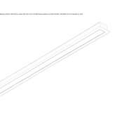 Recessed aluminum linear lighting profile for LED modules Rucareni