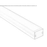 Aluminiowy profil oświetleniowy liniowy Ubaitaba