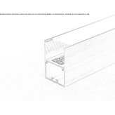 Aluminum linear lighting profile for LED modules Deltana