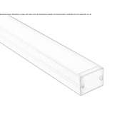 Aluminum linear lighting profile for LED modules Follina