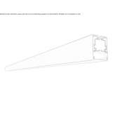 Aluminiowy profil oświetleniowy liniowy do modułów LED Lofer